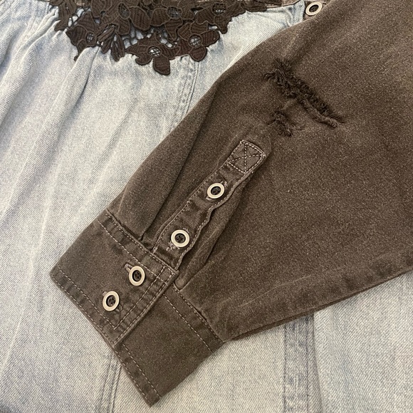 Free People We the Free Sz XS Denim - Picture 10 of 16